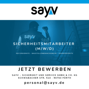 Sicherheitsmitarbeiter SAYV